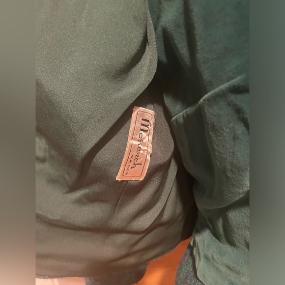 1960s 3 Piece Skirt Suit Matching Green & Purple Boucle Set Top Skirt & Jacket - Picture 10 of 16